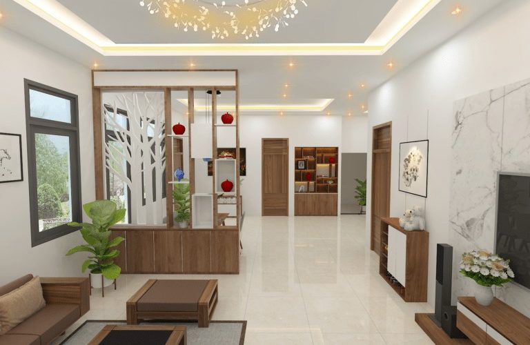 thiết kế nội thất phòng khách